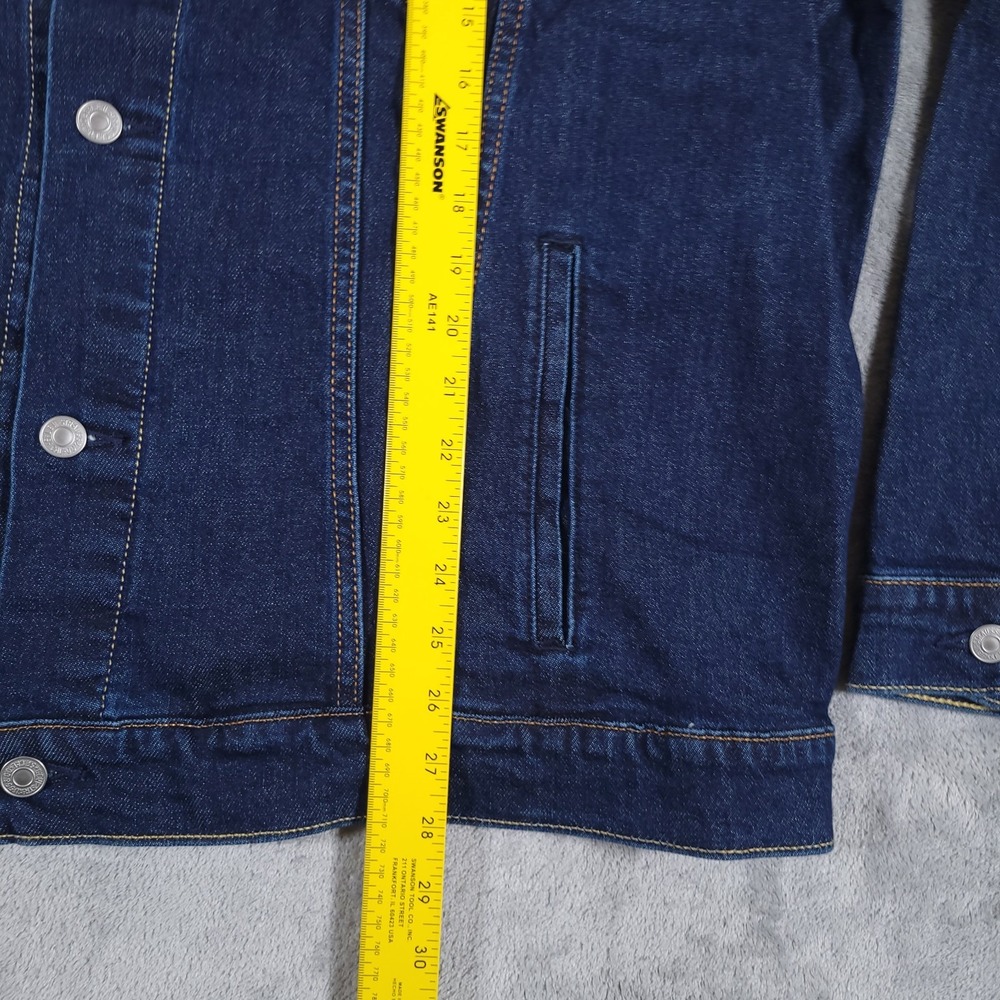 Levi's Denim Trucker Jacket Mens 2XL Standard Fit Indigo Blue MSRP $89.50 - Picture 7 of 12
